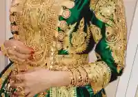 صور سارة الودعاني أثناء ليلة الحناء وملابس ساره الودعاني بالذهب