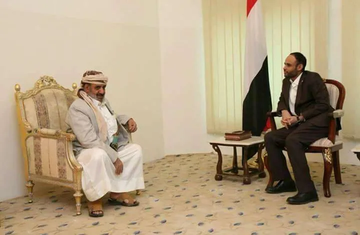مهدي المشاط ويحيي علي عايض في إجتماع 1 مهدي المشاط ويحيي علي عايض في إجتماع - اليمن الغد