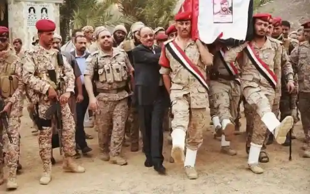 تشييع جنازة محمد صالح الأحمر بعد مقتله