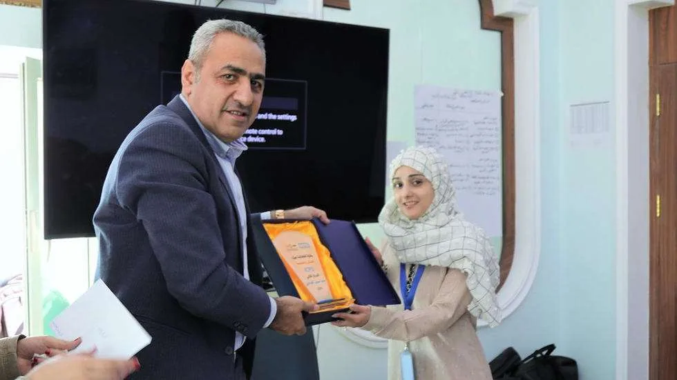 صفية مهدي تفوز بجائزة للأمم المتحدة صفية مهدي تفوز بجائزة للأمم المتحدة