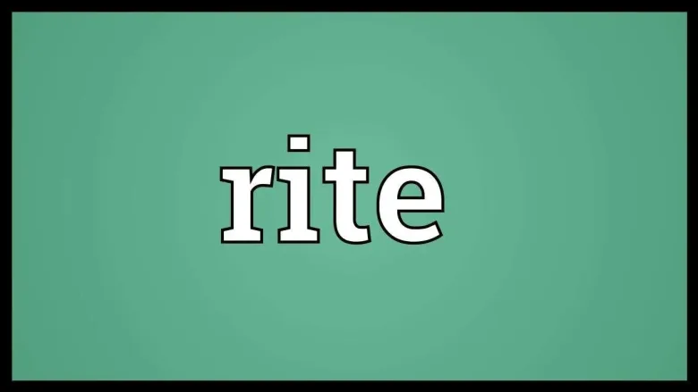 maxresdefault 1 jpg | معنى كلمة the rite في اللغة العربية وماهو اصل هذه الكلمة