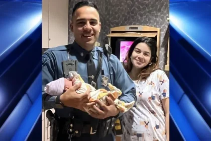 State Trooper escorts women in labor to hospital after traffic stop for speeding on I-91