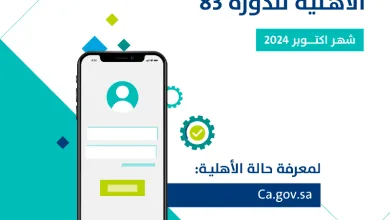 حساب المواطن : صدور نتائج الأهلية للدورة 83 (شهر أكتوبر 2024) – خطوات التحقق والإجراءات اللازمة 3 صدور نتائج الأهلية للدورة 83