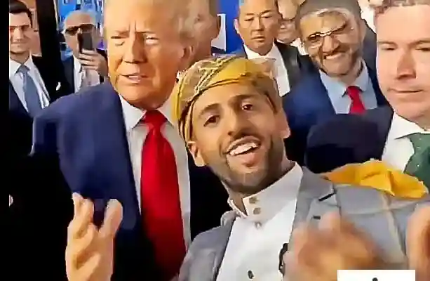 فيديو : يمني يسُب ترامب وجهاً لوجه من هو اليمني اليوتيوبر دولا مولا