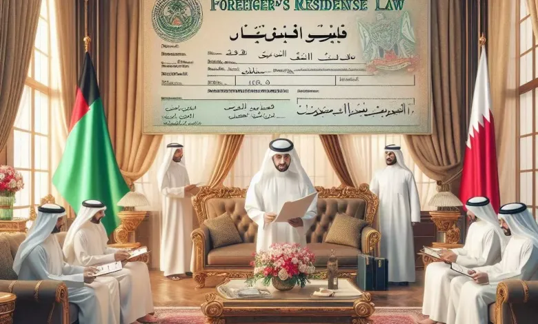 تفاصيل المرسوم الأميري بشأن قانون إقامة الأجانب في الكويت 2025 1 إقامة الأجانب في الكويت
