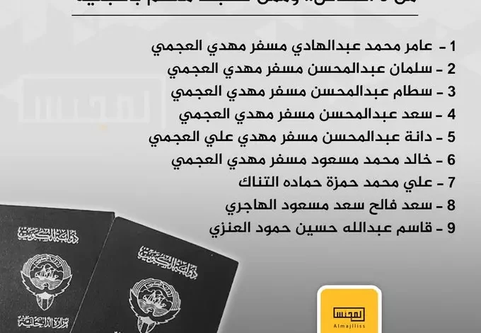 الكويت : سحب الجنسية من 9 أشخاص من هم الفنان داود حسين ليس من منههم 1 alyemenalghad.com Gb7XNpdWcAATS