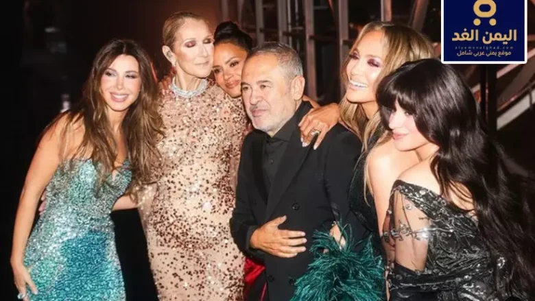 alyemenalghad.com nanciajram1001 | الفنانة نانسي عجرم في حفل 1001 هل فعلاً تجاهلت سيلين ديون نانسي عجرم