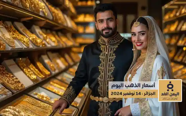 أسعار الذهب في الجزائر 14-11-2024 | سعر الجرام الذهب اليوم عيار 21 الخميس