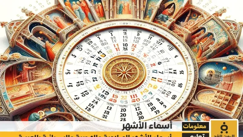 أسماء الأشهر بالعربي معانيها وأصولها الأشهر الميلادية والهجرية 1 أسماء الأشهر بالعربي معانيها وأصولها الأشهر الميلادية والهجرية