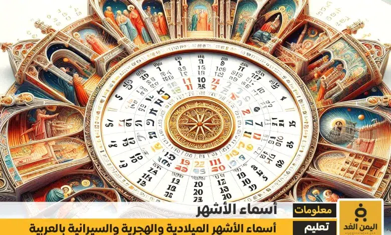 أسماء الأشهر بالعربي معانيها وأصولها الأشهر الميلادية والهجرية 1 أسماء الأشهر بالعربي معانيها وأصولها الأشهر الميلادية والهجرية