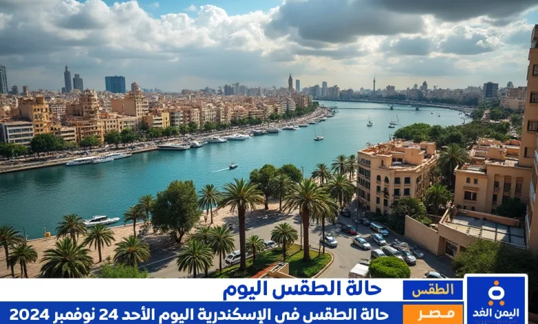 ماهي حالة الطقس في الإسكندرية اليوم 24-11-2024 1 حالة الطقس في الإسكندرية اليوم 24-11-2024