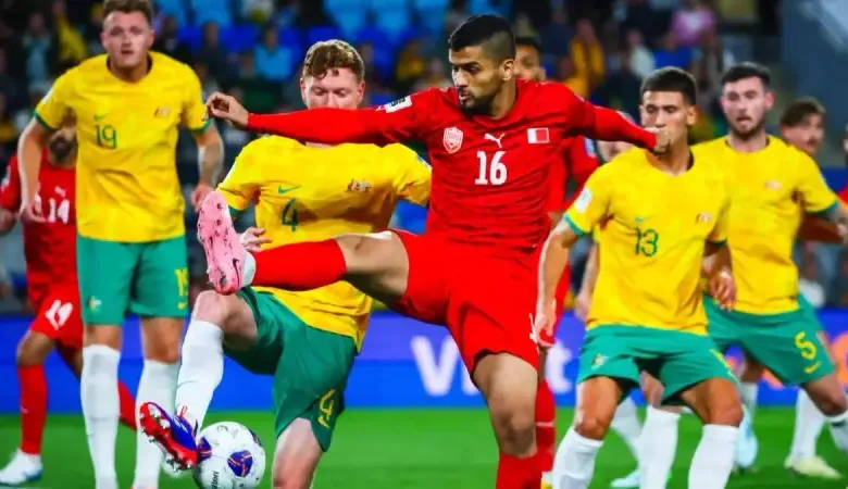 القنوات الناقلة لمباراة البحرين ضد استراليا اليوم في تصفيات كأس العالم 2026 والتشكيل المتوقع ومن هو معلق المباراة 1 القنوات الناقلة لمباراة البحرين ضد استراليا اليوم