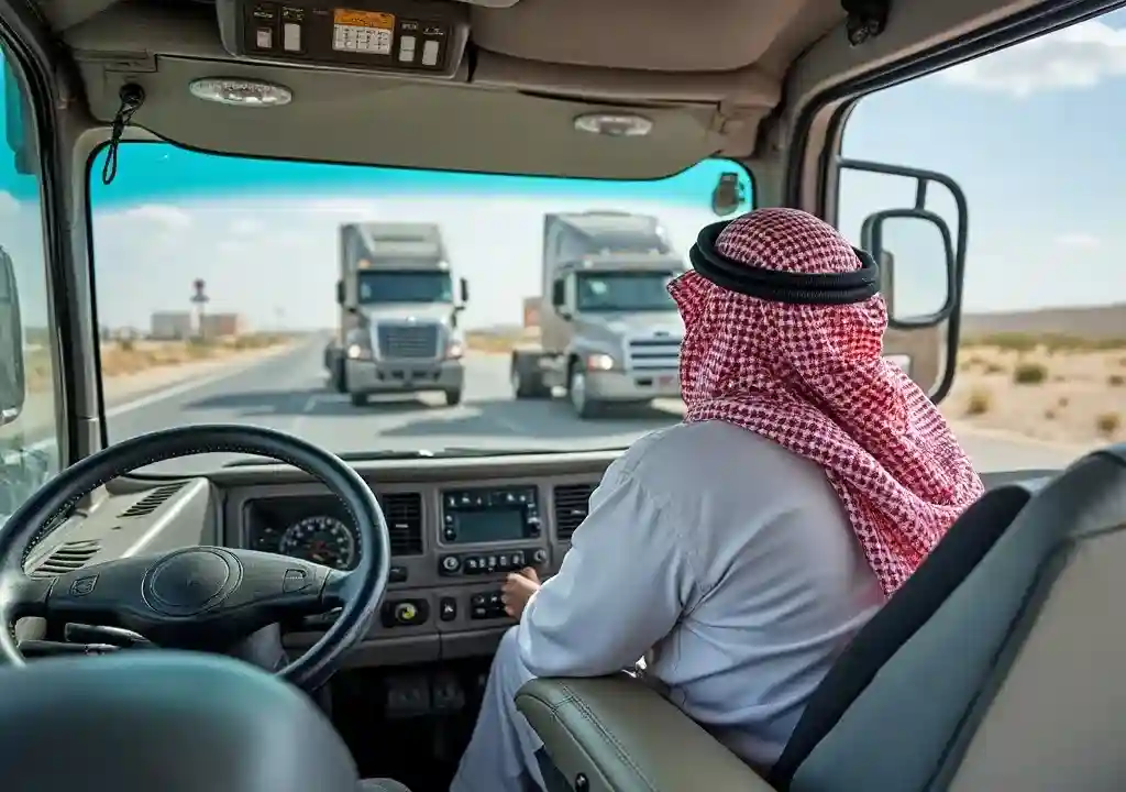 هيئة النقل تضبط شاحنات أجنبية مخالفة لأنظمة النقل البري