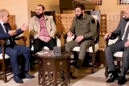 لقاء أحمد الشرع "ابو محمد الجولاني" مع رئيس الحكومة محمد الجلالي