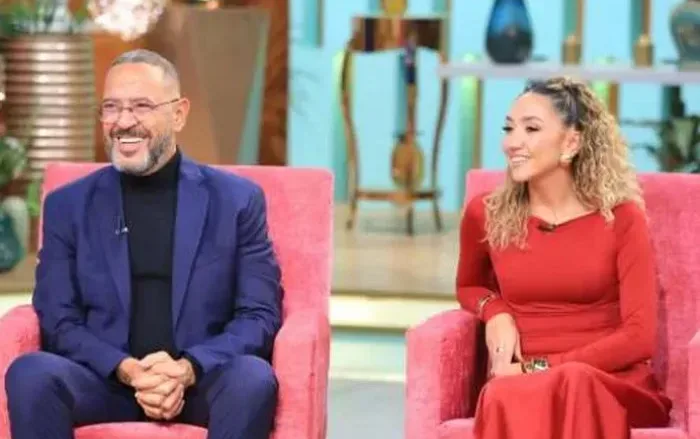 أشرف عبدالباقي وابنته زينة في برنامج معكم مع منى الشاذلي