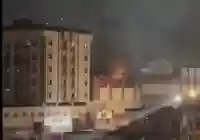 سبب حريق صالة ألعاب المركز الليبي بصنعاء مشاهدة فيديو من الداخل