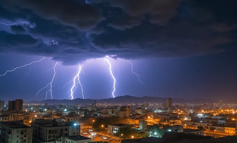 حالة الطقس في جازان ليوم 2 ديسمبر 2024 أمطار ورياح وصواعق رعدية 1 الطقس في جازان ليوم 2 ديسمبر 2024