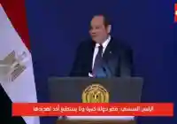 السيسي: لا أحد يستطيع الاقتراب من مصر أو شعبها