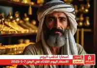 ارتفاع طفيف في أسعار الذهب باليمن صباح الثلاثاء 7 يناير 2025
