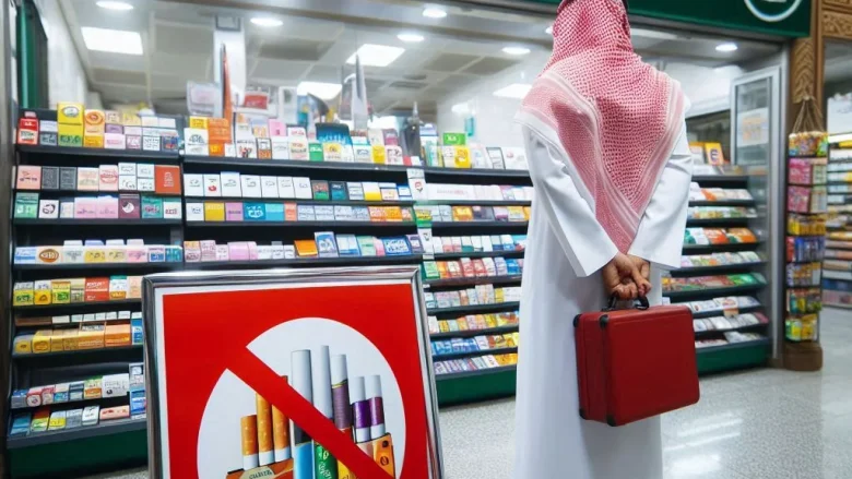 منع بيع منتجات التبغ في الأكشاك والبقالات في السعودية منع بيع الدخان
