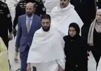 زوجة أحمد الشرع تؤدي مناسك العمرة برفقته