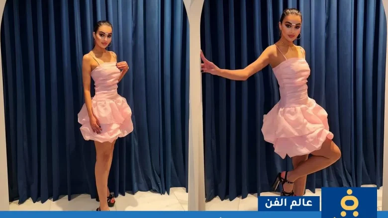 ملكة جمال السعودية رومي القحطاني بـ فستان قصير