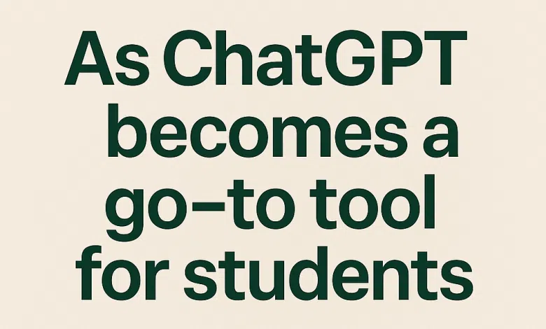 وضع الدراسة في ChatGPT للطلاب حل المسائل عبر الذكاء الإصطناعي As ChatGPT becomes a go-to tool for students