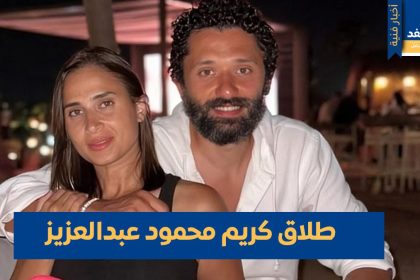 طلاق كريم محمود عبدالعزيز وزوجته آن الرفاعي