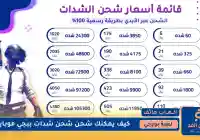 محبي الألعاب طريقة شحن شدات ببجي موبايل 2025 وايضاً 2026