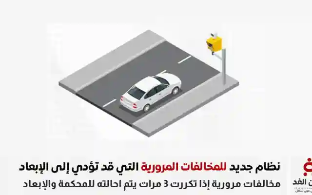 قرار جديد: ترحيل المقيم بعد تكرار المخالفات المرورية 3 مرات خلال عام