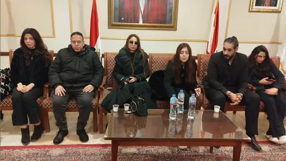 عزاء والدة دوللي شاهين في كنيسة مار يوسف