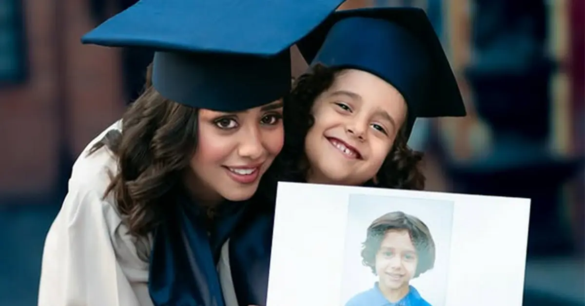 الفنانة اليمنية هديل مانع، هديل مانع وابنها كرم