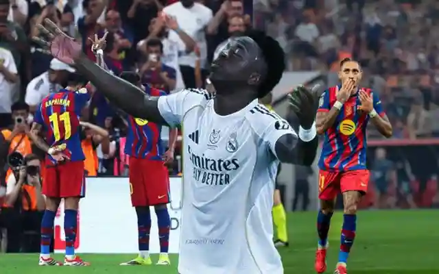 ملخص جنوني.. نتيجة أهداف مباراة برشلونة ضد ريال مدريد الشوط الأول في نهائي السوبر الإسباني 2026